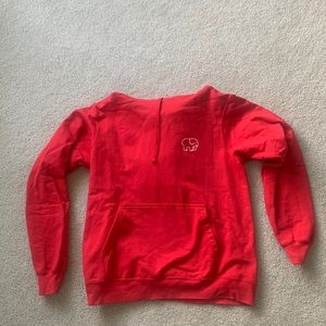 Ivory Ella Red Hoodie Sweatshirt